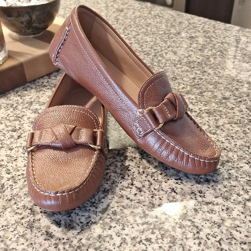 Cole Haan Tan Leather Loafers